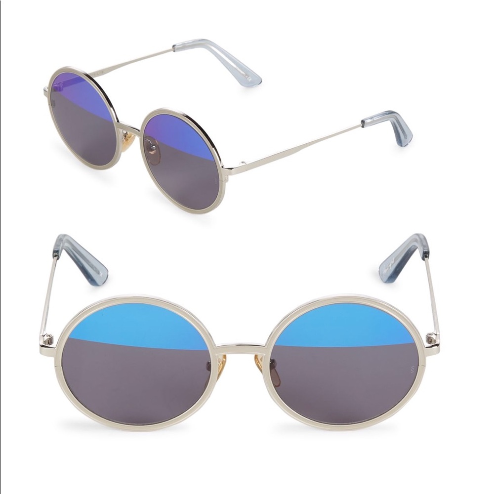 SUNDAY SOMEWHERE 52MM Charlie Round Sunglasses